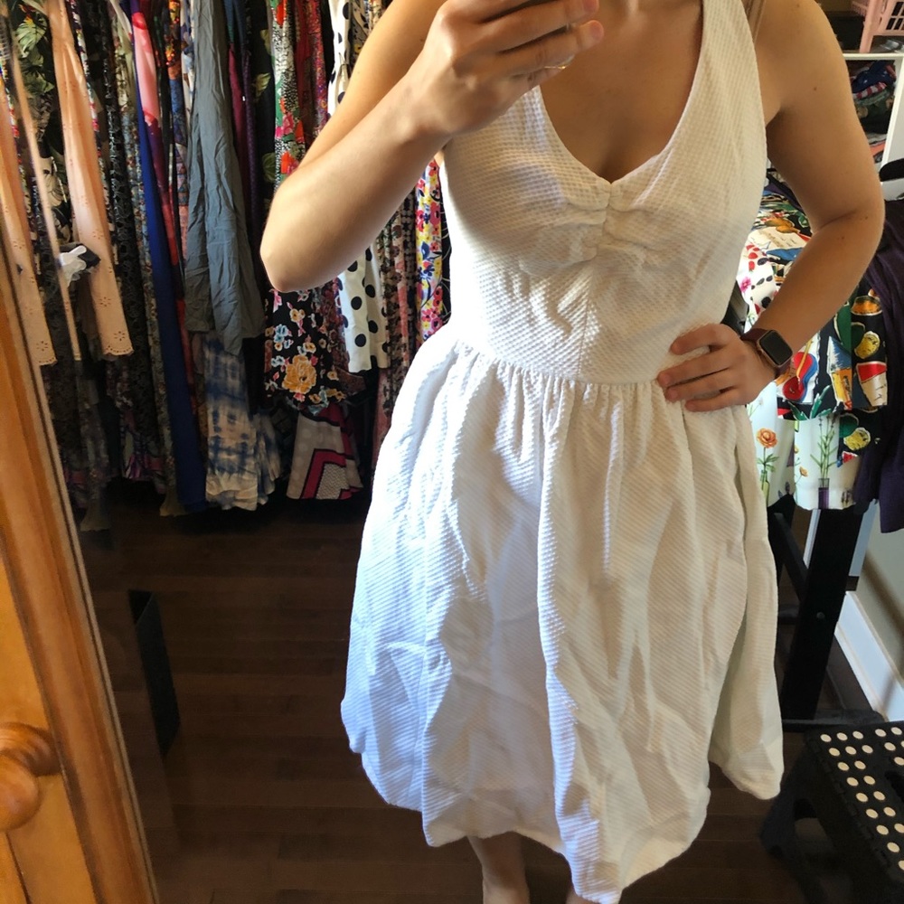 White Kate Spade summer dress